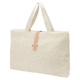1  In The Family Furry Tote Bag Ecru Cream