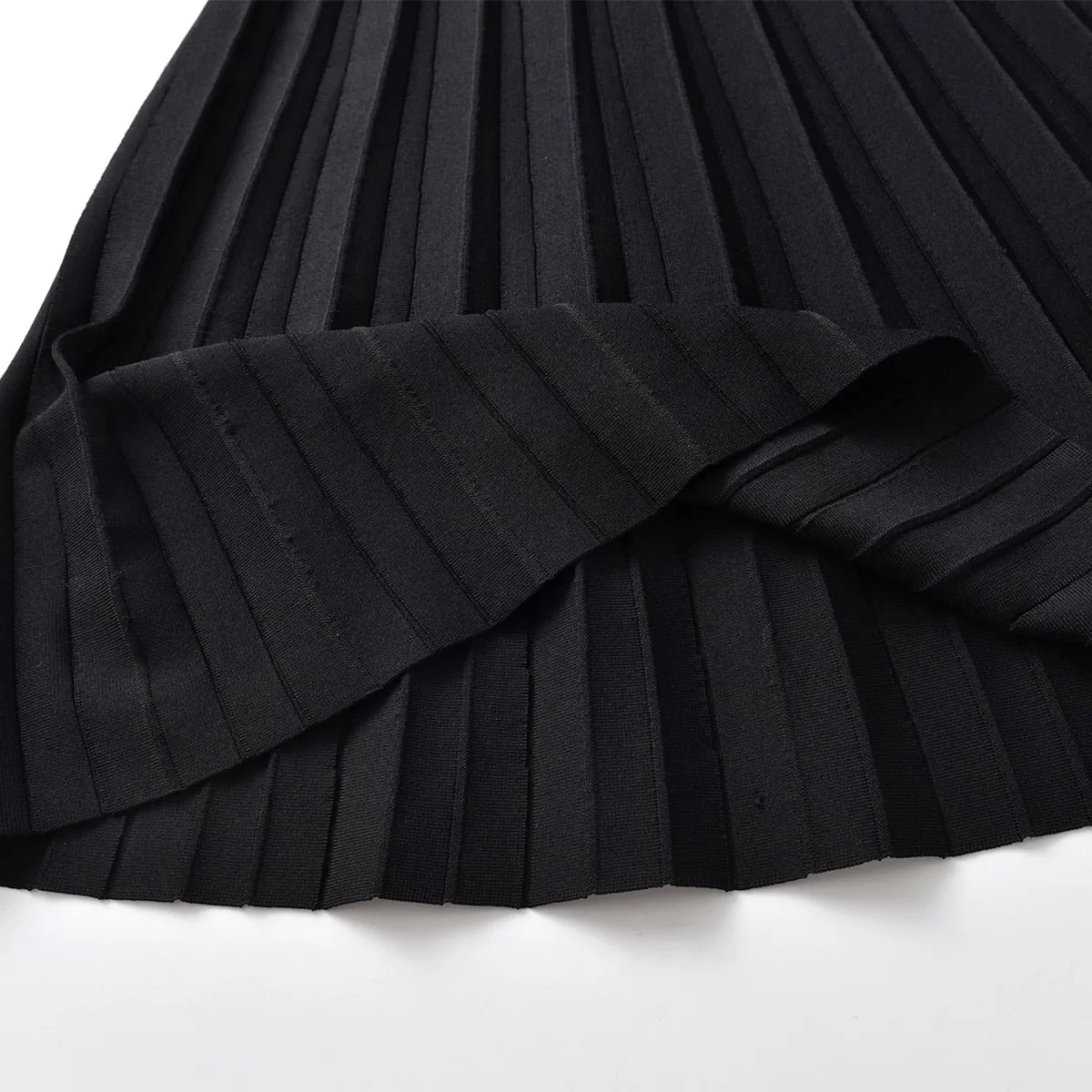 2022 Women Maxi Skirts Female Knitted Long Dress Solid Color Knitting Skirt XS-3XL Plus Size Woman Autumn Winter Skirts