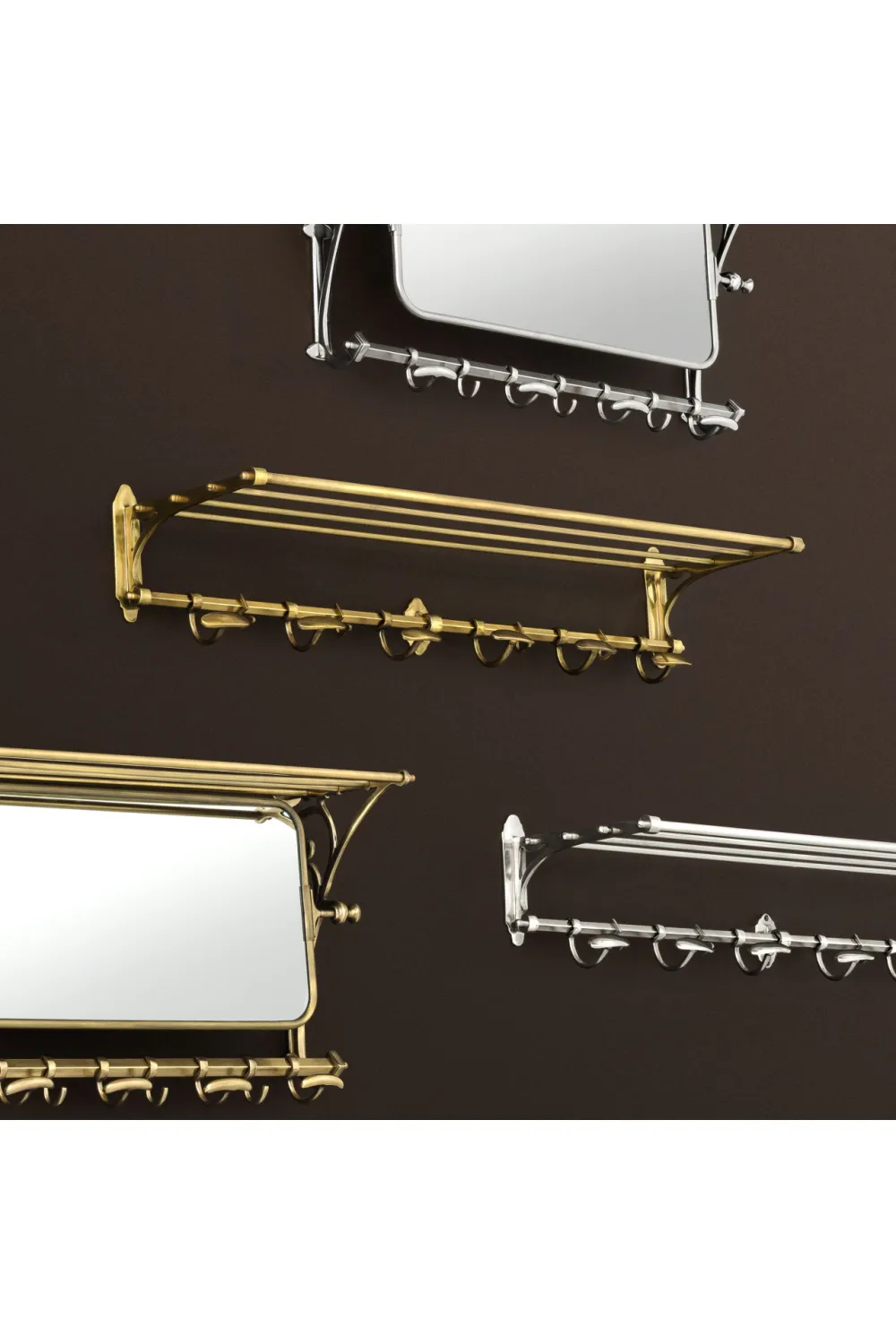 Antique Brass Coatrack | Eichholtz Arini