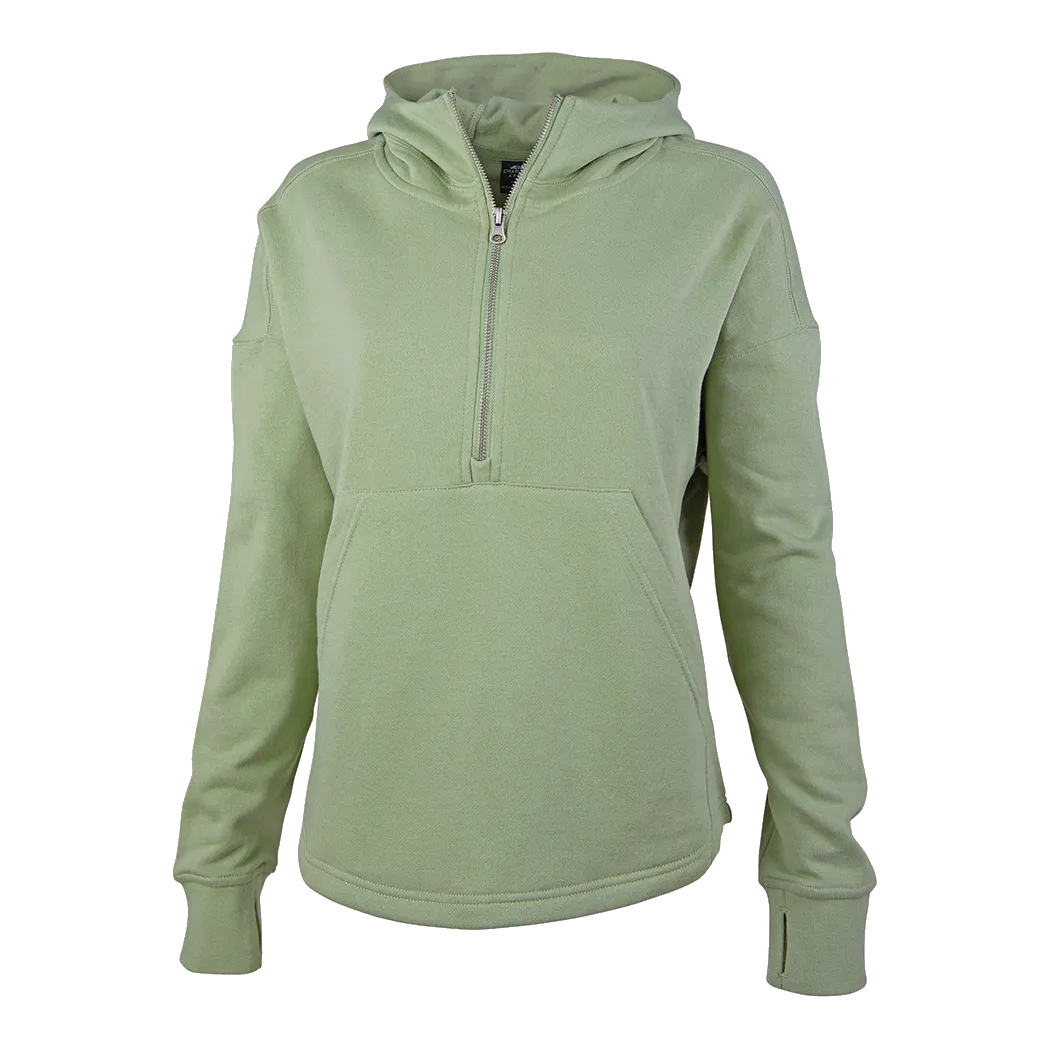 B2442 Women's Willow Scallop Hem Hoodie