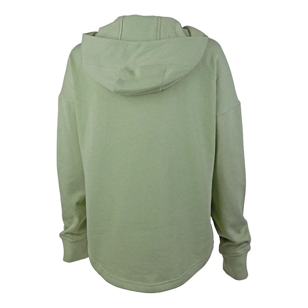 B2442 Women's Willow Scallop Hem Hoodie