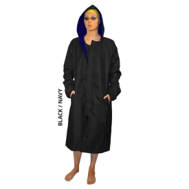 Black/Navy SS Swim Parka