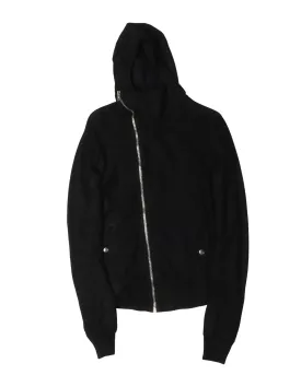 Blistered Lamb Leather Mollino Hooded Jacket