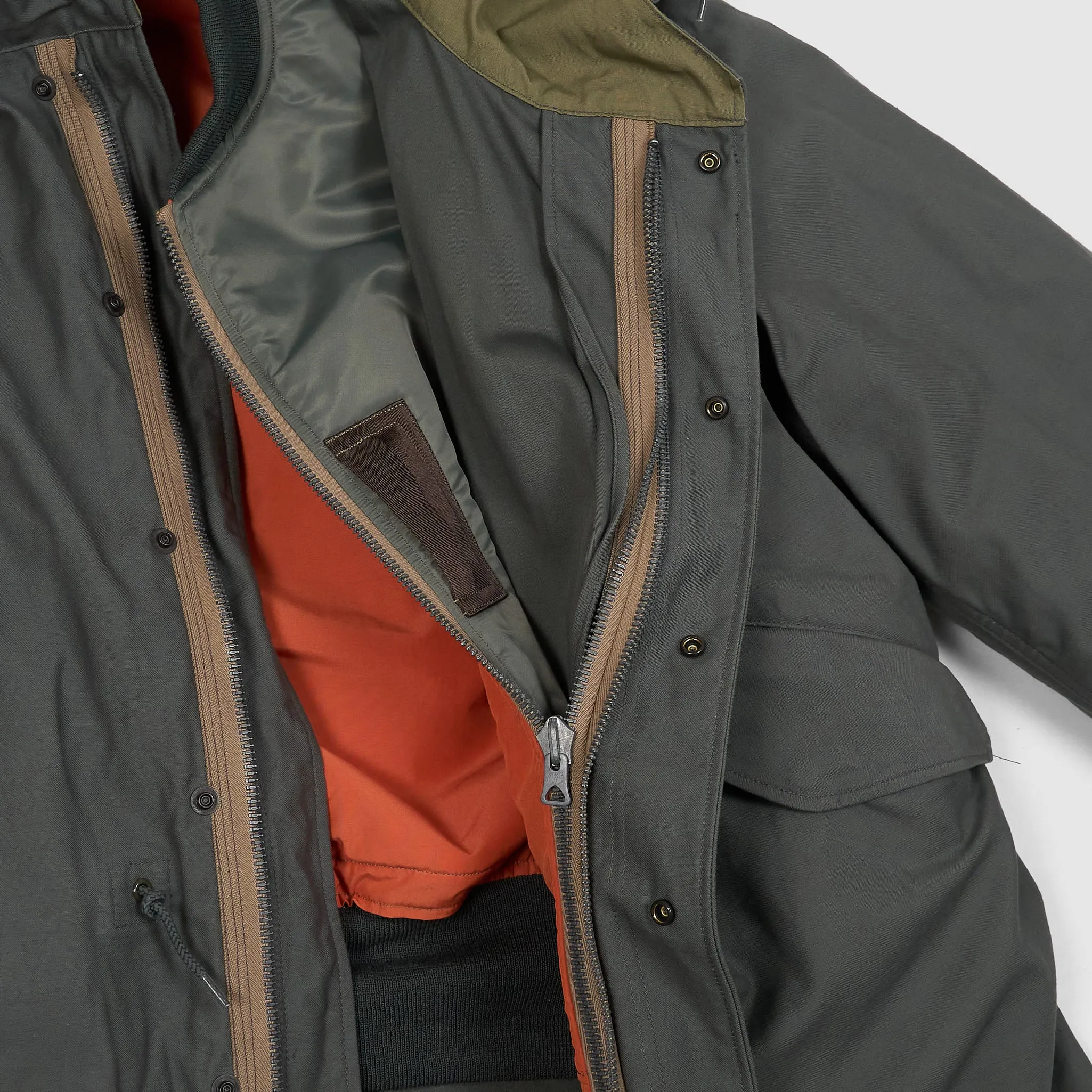 Buzz Ricksons 3 in 1 M-51 Parka with MA-1 Bomber Lining