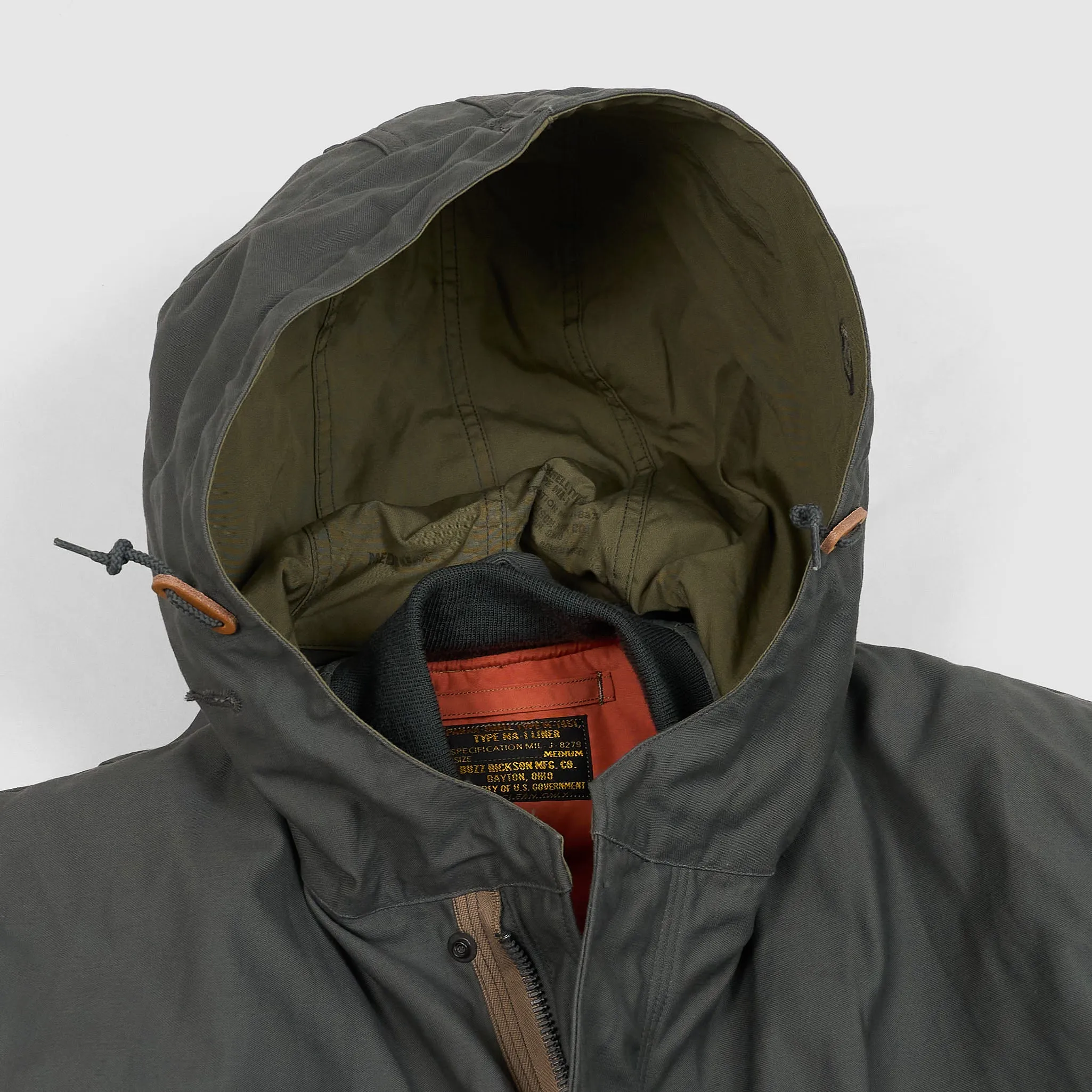 Buzz Ricksons 3 in 1 M-51 Parka with MA-1 Bomber Lining