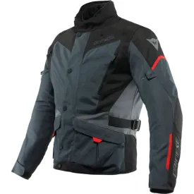 Dainese Tempest 3 D-Dry Touring Textile Jacket Ebony / Black / Lava Red