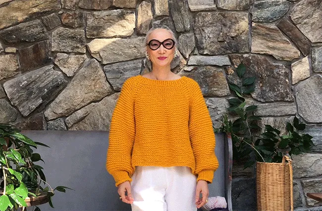 DIY Kit - Audrey Top-Down Sweater - Dream (Merino Worsted)