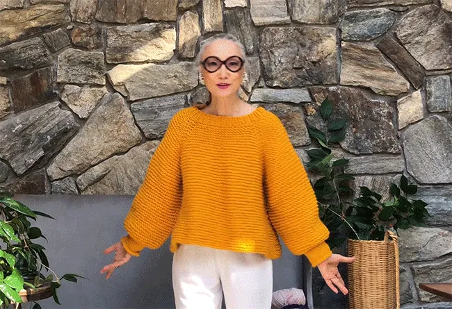 DIY Kit - Audrey Top-Down Sweater - Dream (Merino Worsted)