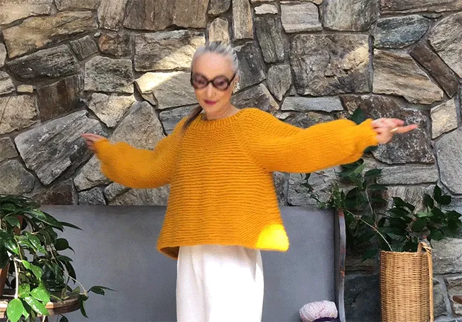 DIY Kit - Audrey Top-Down Sweater - Dream (Merino Worsted)