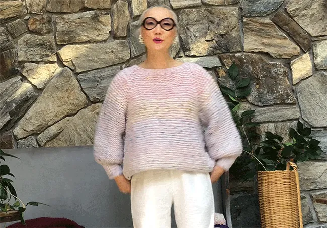 DIY Kit - Audrey Top-Down Sweater - Dream (Merino Worsted)
