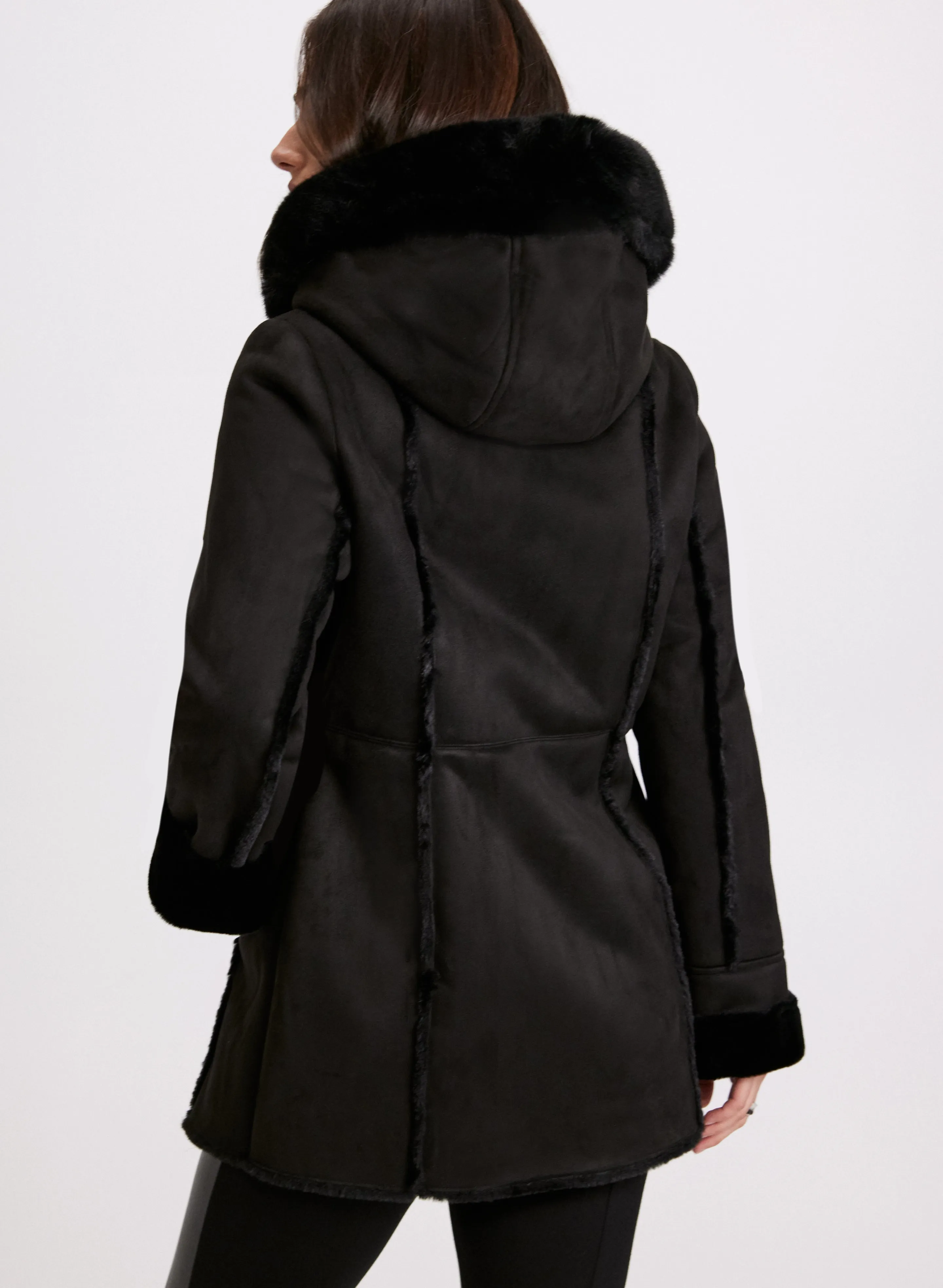 Faux-Shearling Coat