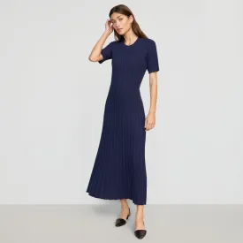 Fena Wide-Ribbed Sweater Dress