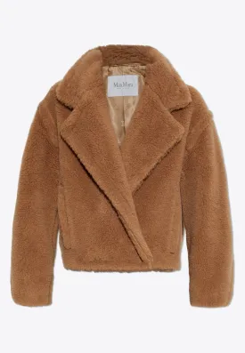 Gardone Cropped Teddy Bear Icon Coat