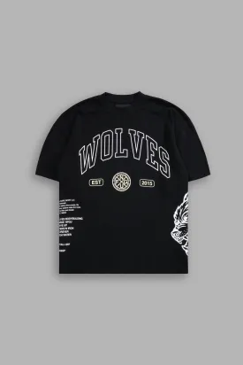 Grit V2 "Premium" Oversized Tee in Black