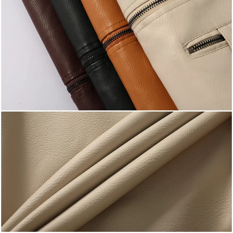 Jack Washington Hooded Leather Fleece Jacket
