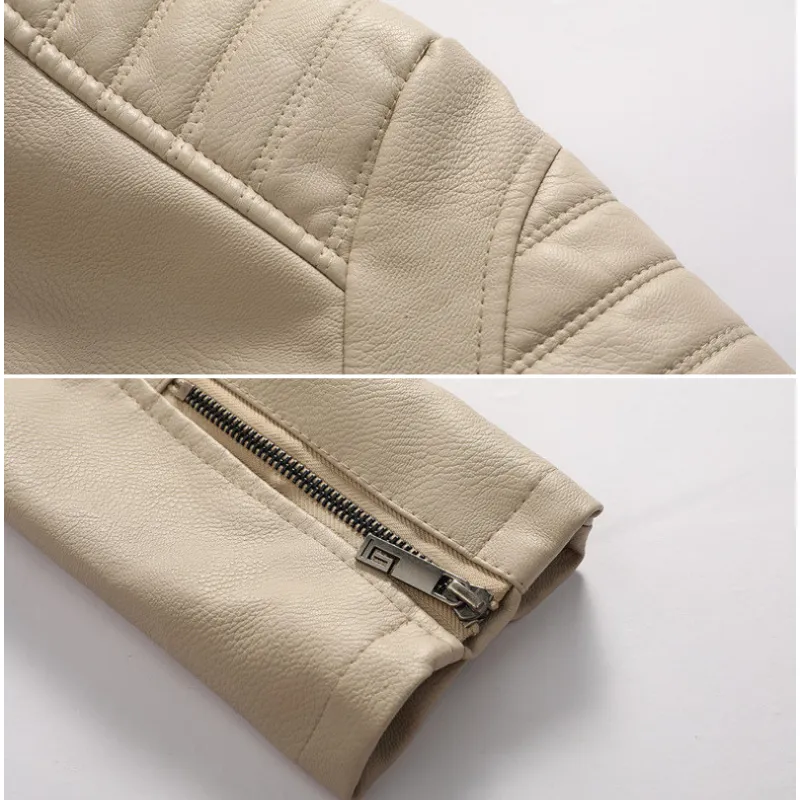 Jack Washington Hooded Leather Fleece Jacket