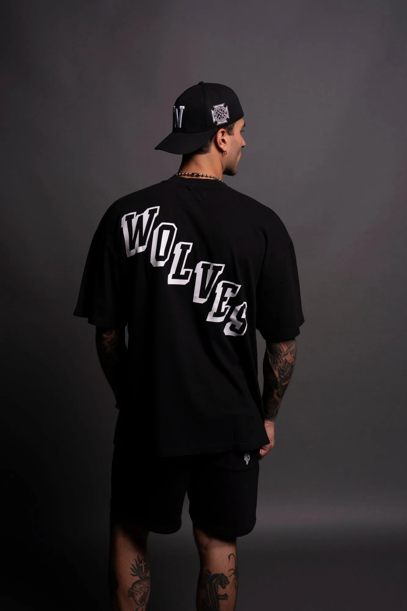 Journey "Premium" Oversized Tee in Black