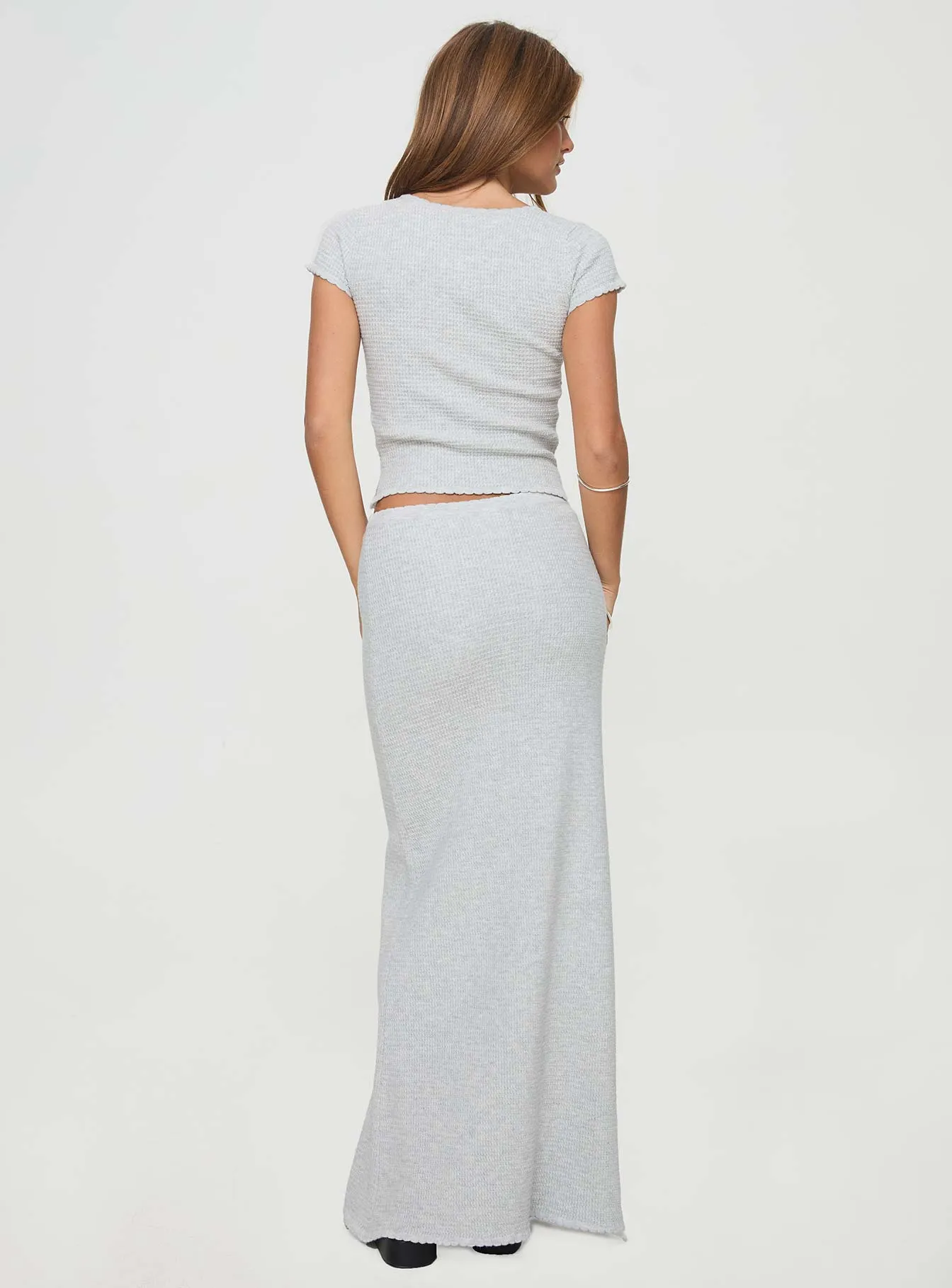 Just Like That Maxi Skirt Grey