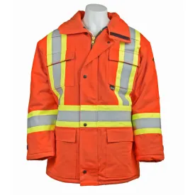 KELTEK 507S Women's CSA FR Parka - 9oz Fabric, HRC 4, High Visibility, Flame Resistant, Insulated, ATPV 40.3 cal/cm², Durable Workwear | Sizes S-4XL