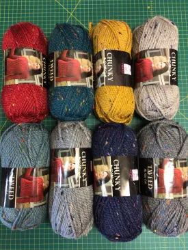 King Cole Chunky Tweed Yarn