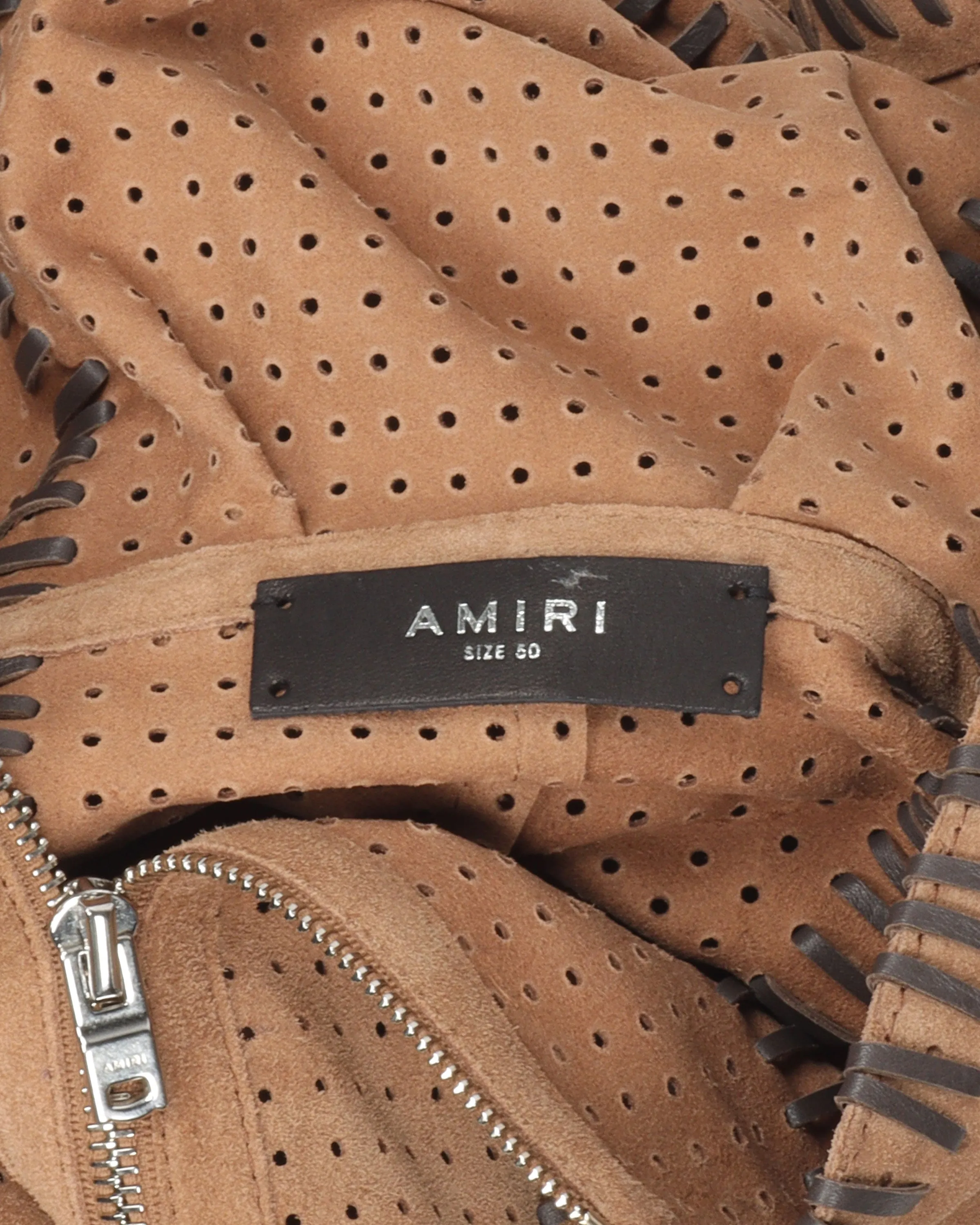 Leather Hooded Jacket
