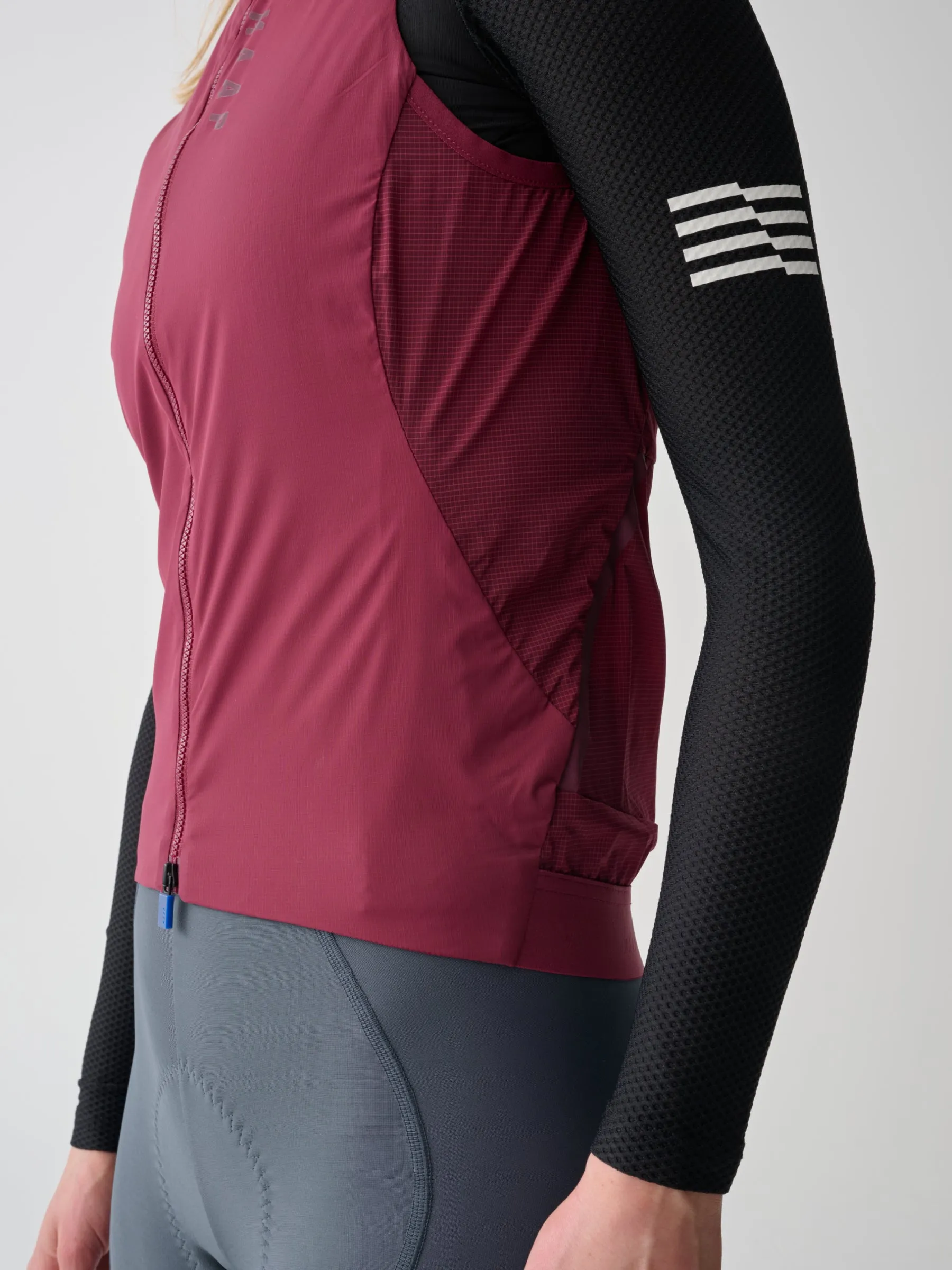 MAAP Flow Women's Insulated Vest Dark Plum