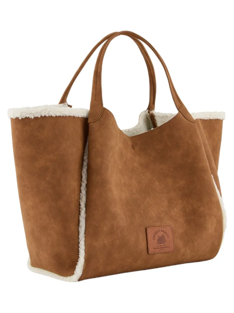 Maxi shopper effetto shearling Capsule Chalet