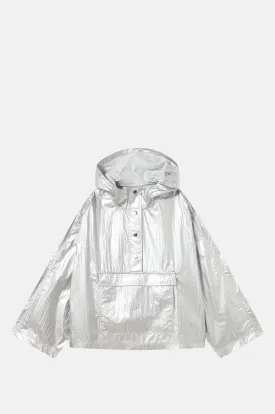 Metallic Jacket Silver Metallic