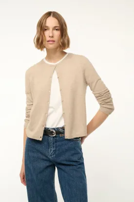 MIDNIGHT CASHMERE CARDIGAN | STONE