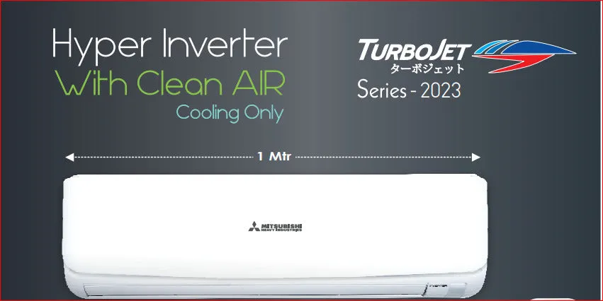 Mitsubishi Heavy Duty SRK24YYM-W6  Air Conditioner Split AC  2. 1 Ton Inverter 4 Star Copper  Turbojet (R-32)