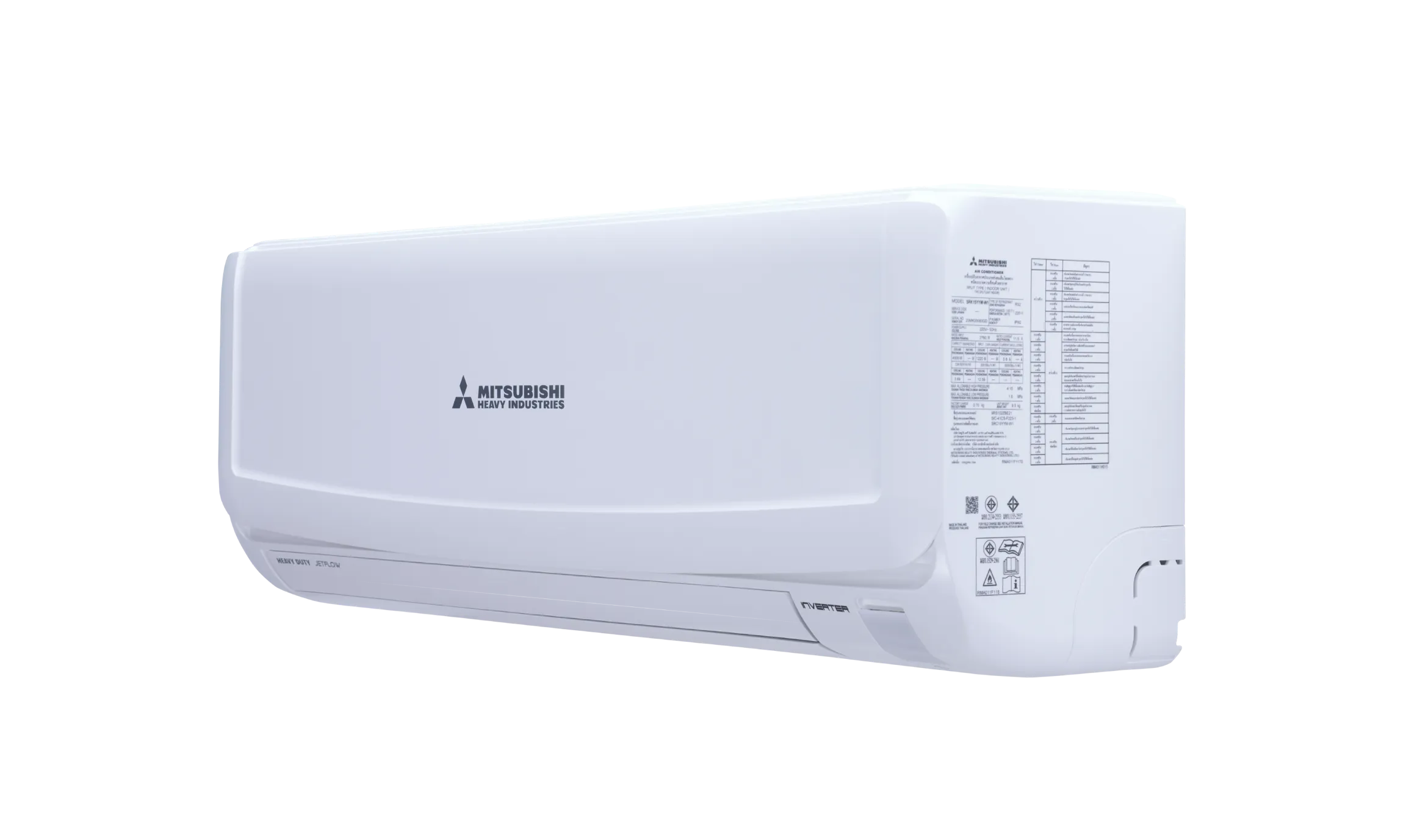 Mitsubishi Heavy SRK13YYM–W6 1 Ton 3 Star Inverter Split AC