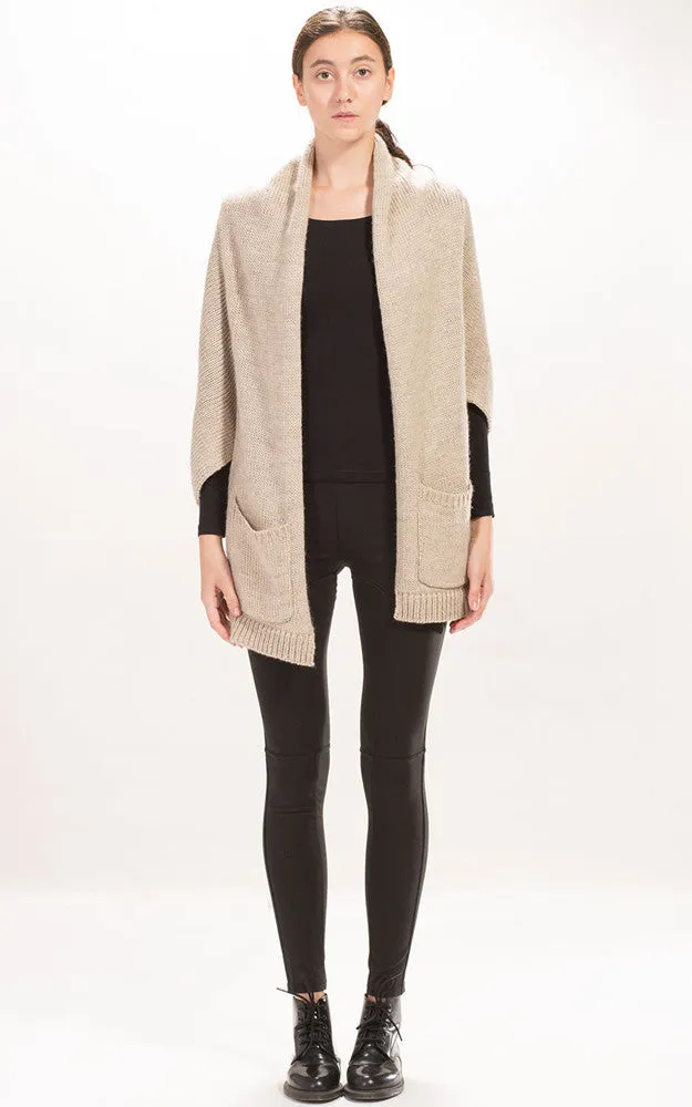 MSF1447 Chunky Pocket Cardigan