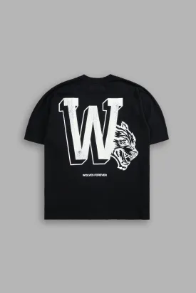 Our Stamp "Premium" Oversized Tee in Black