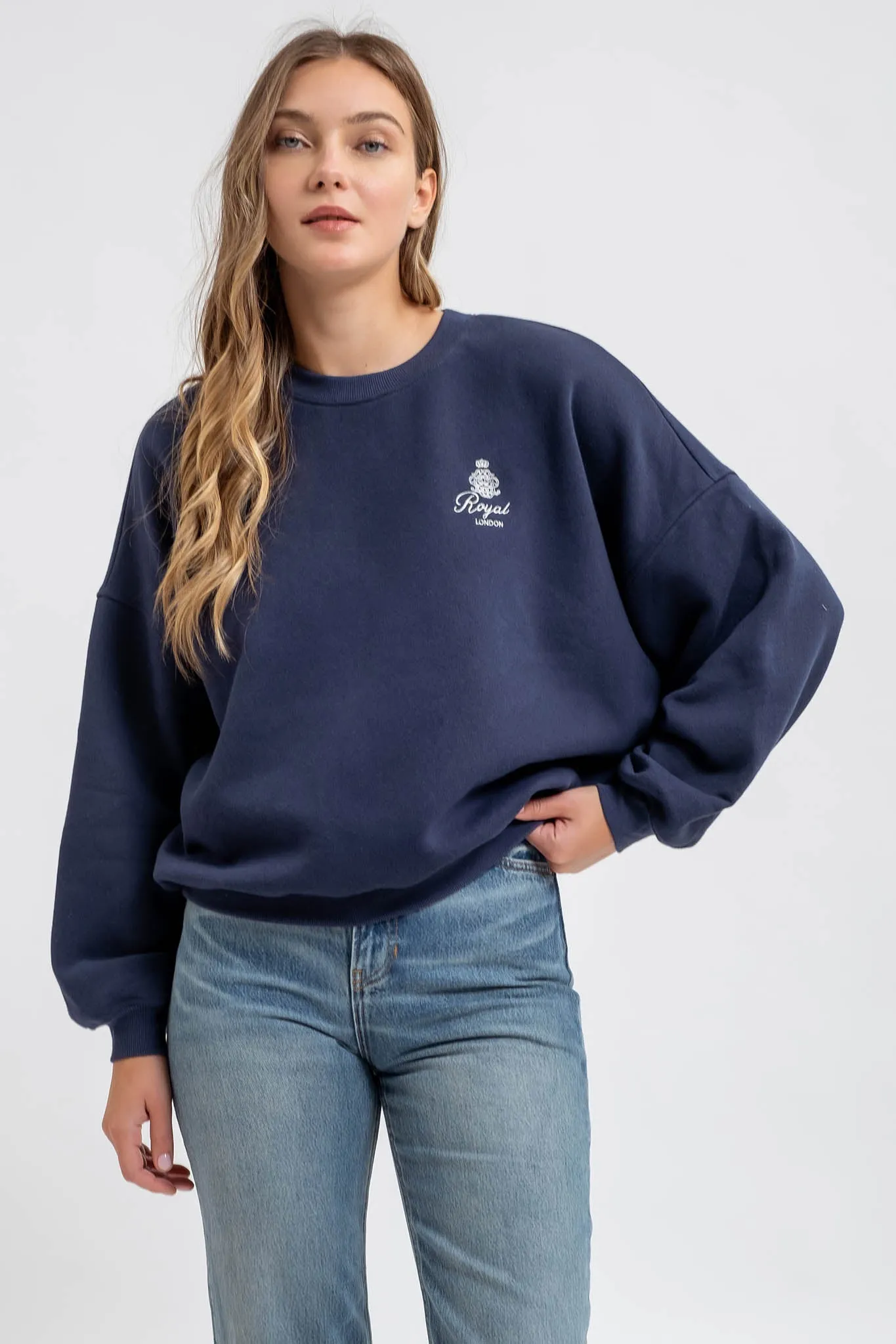 OVERSIZED FRENCH TERRY PULLOVER