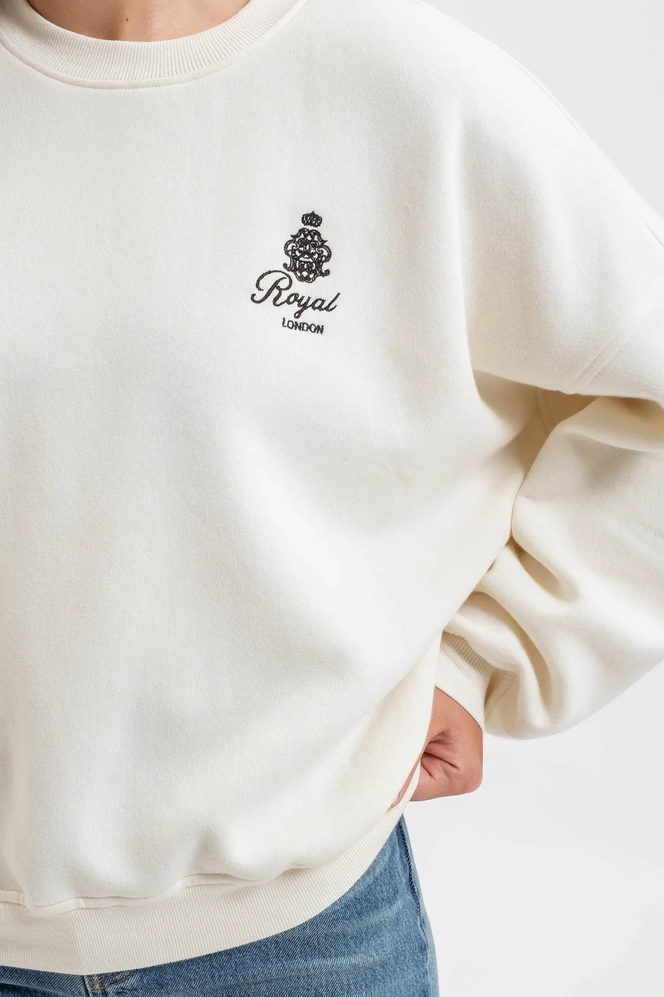 OVERSIZED FRENCH TERRY PULLOVER