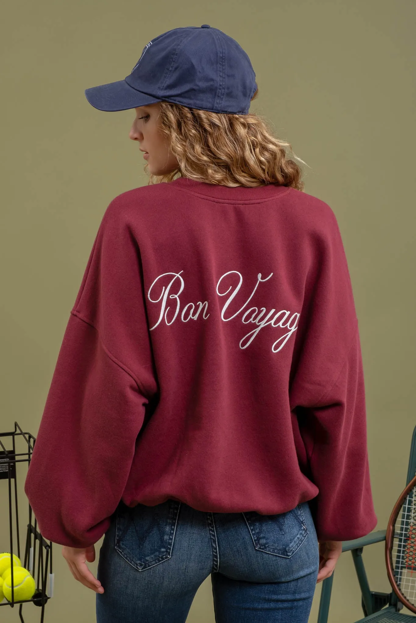 OVERSIZED FRENCH TERRY PULLOVER