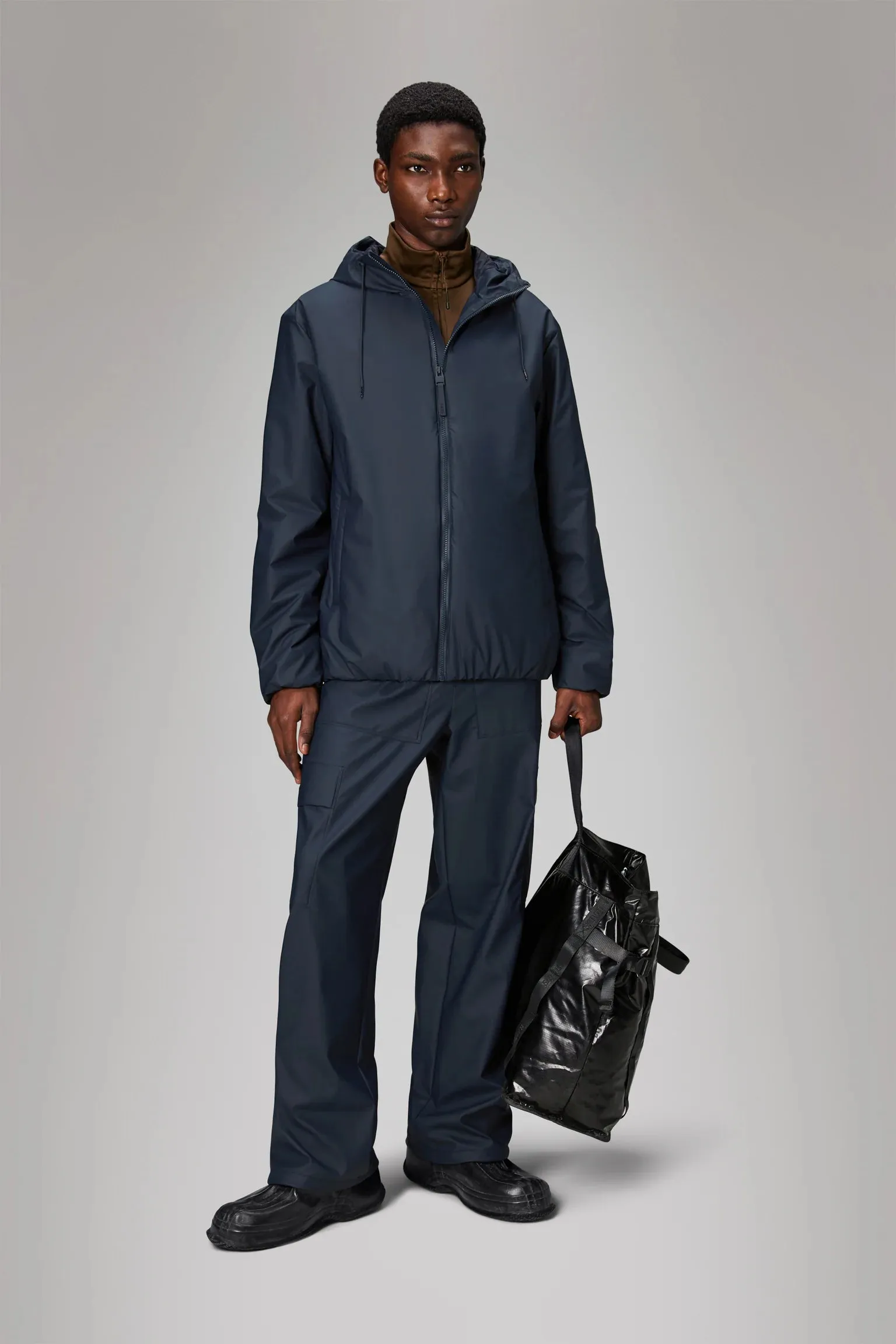 Rains Lohja Insulated Jacket Navy