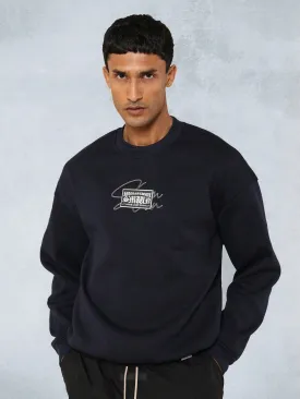Regular Fit Sweatshirt With Front Graphic Print