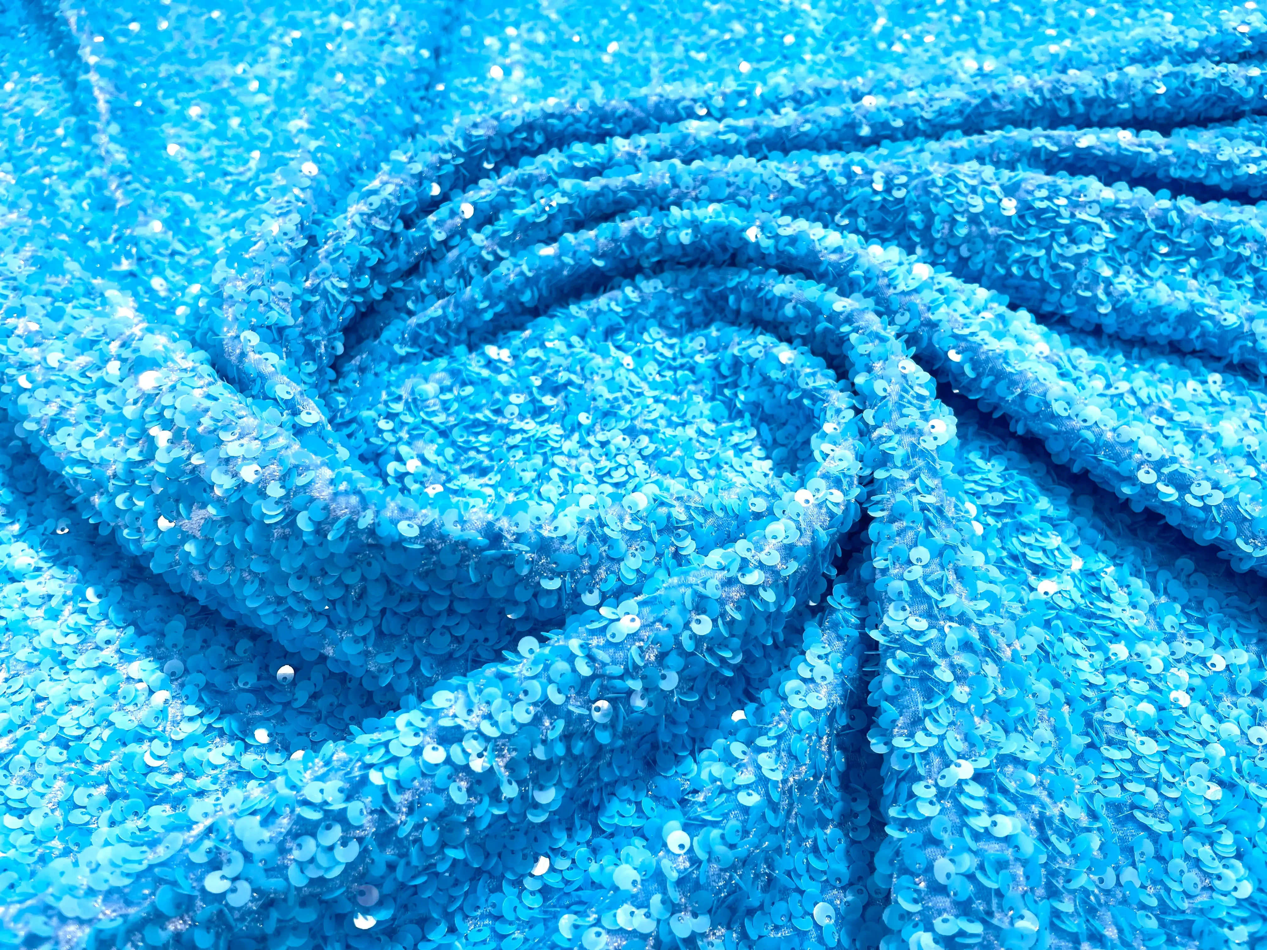 SEQUIN STRETCH VELVET (By The Yard)