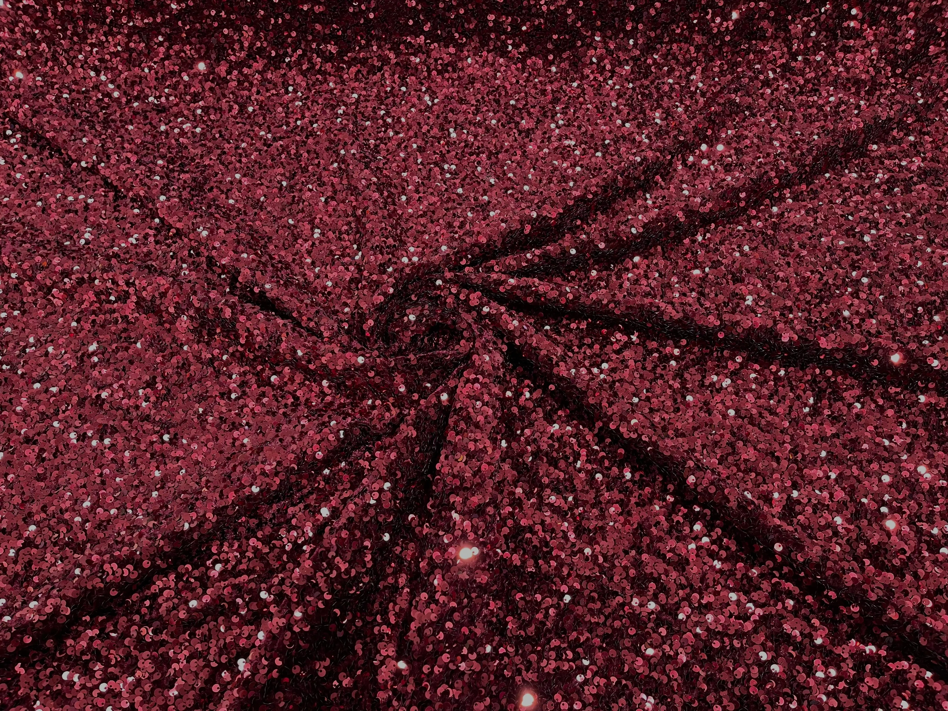 SEQUIN STRETCH VELVET (By The Yard)