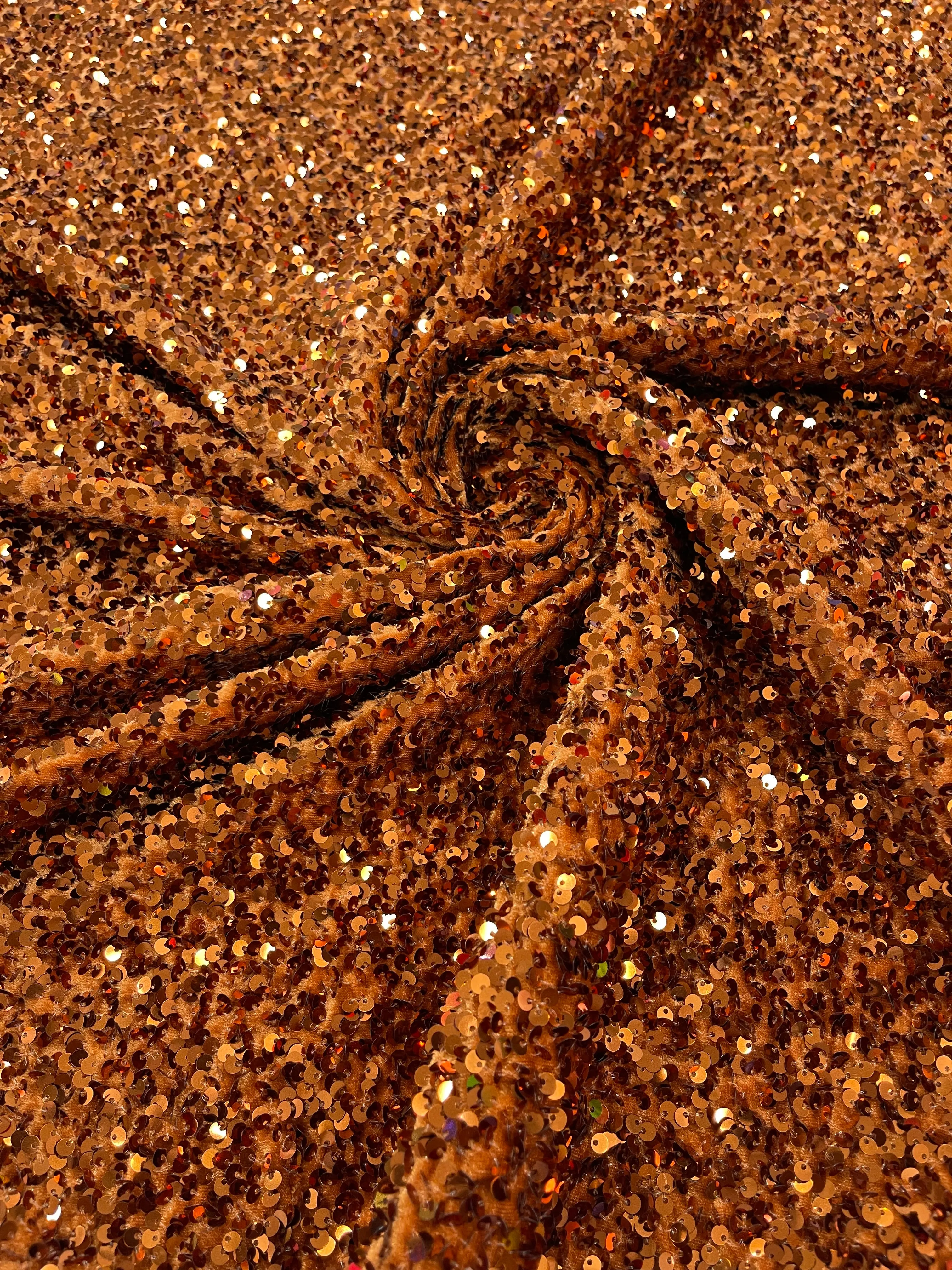 SEQUIN STRETCH VELVET (By The Yard)