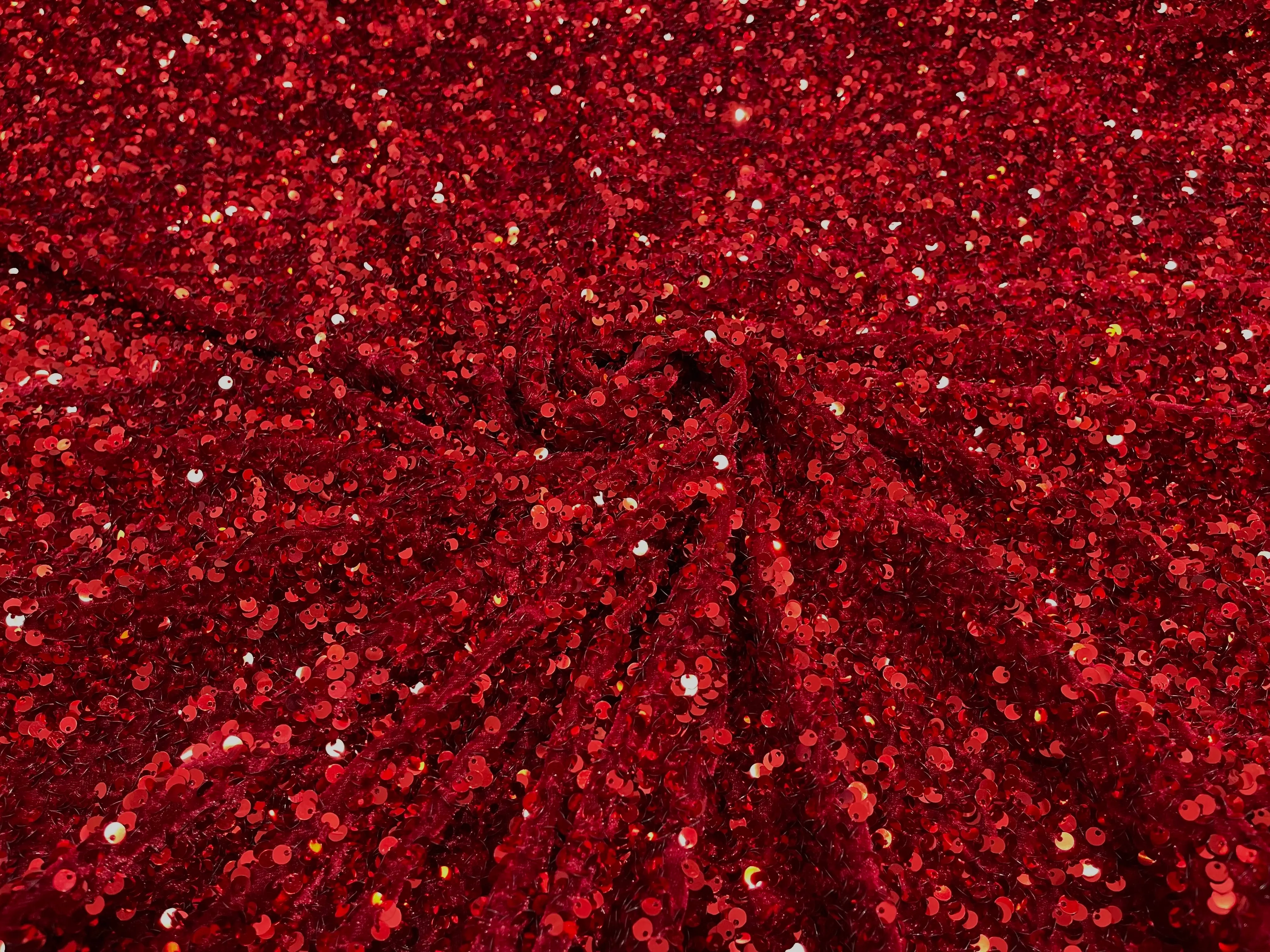 SEQUIN STRETCH VELVET (By The Yard)