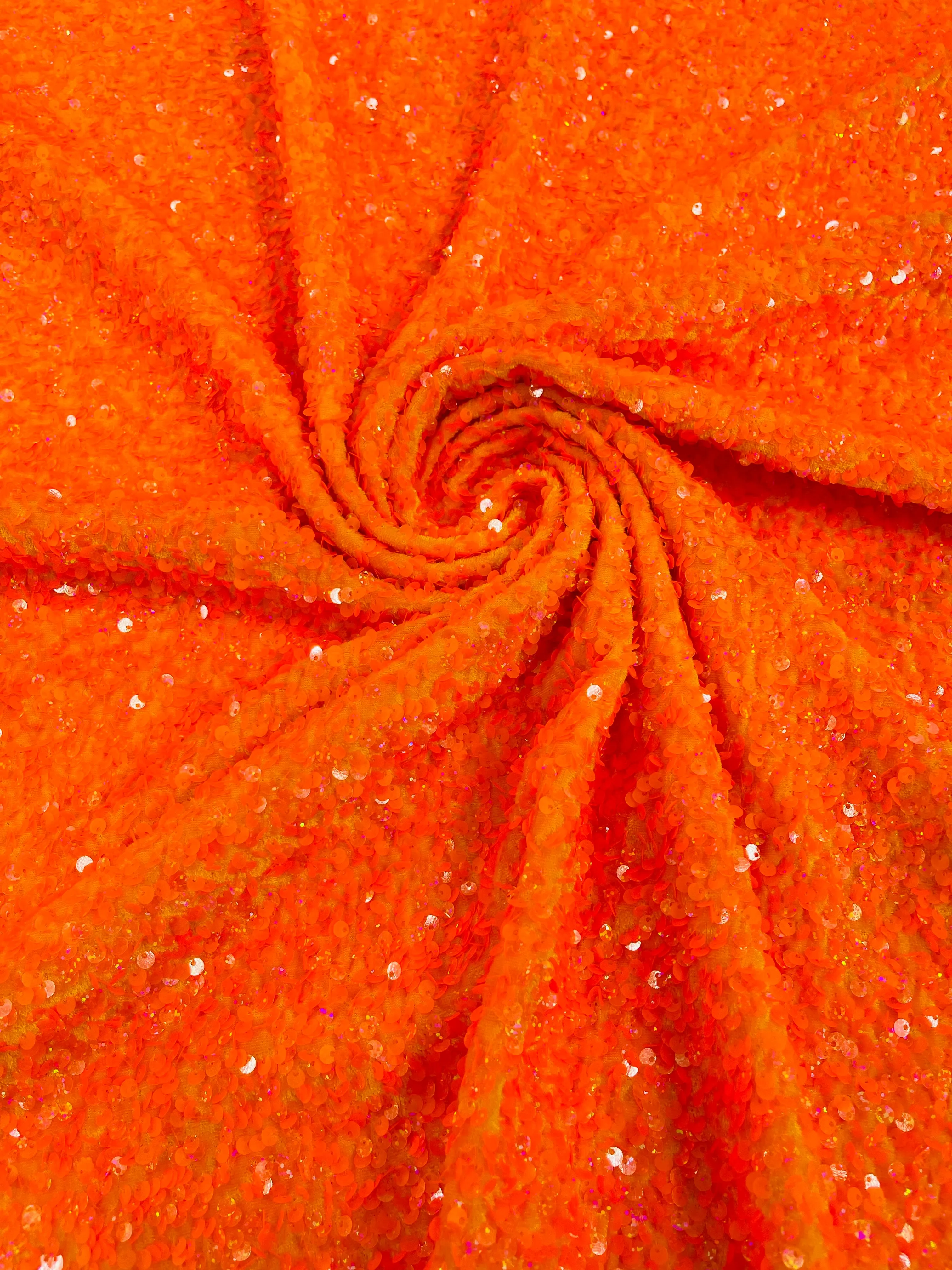 SEQUIN STRETCH VELVET (By The Yard)