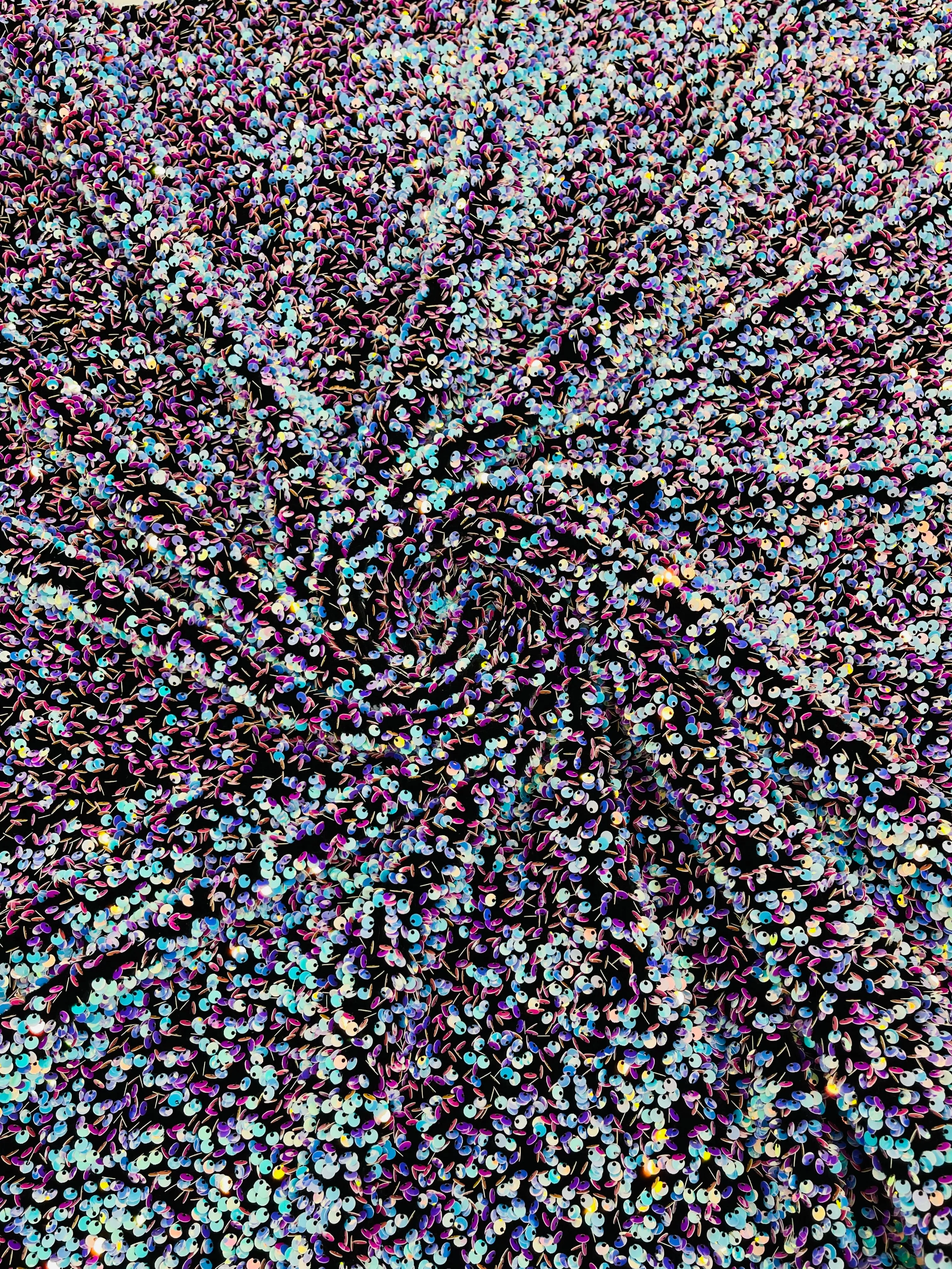 SEQUIN STRETCH VELVET (By The Yard)