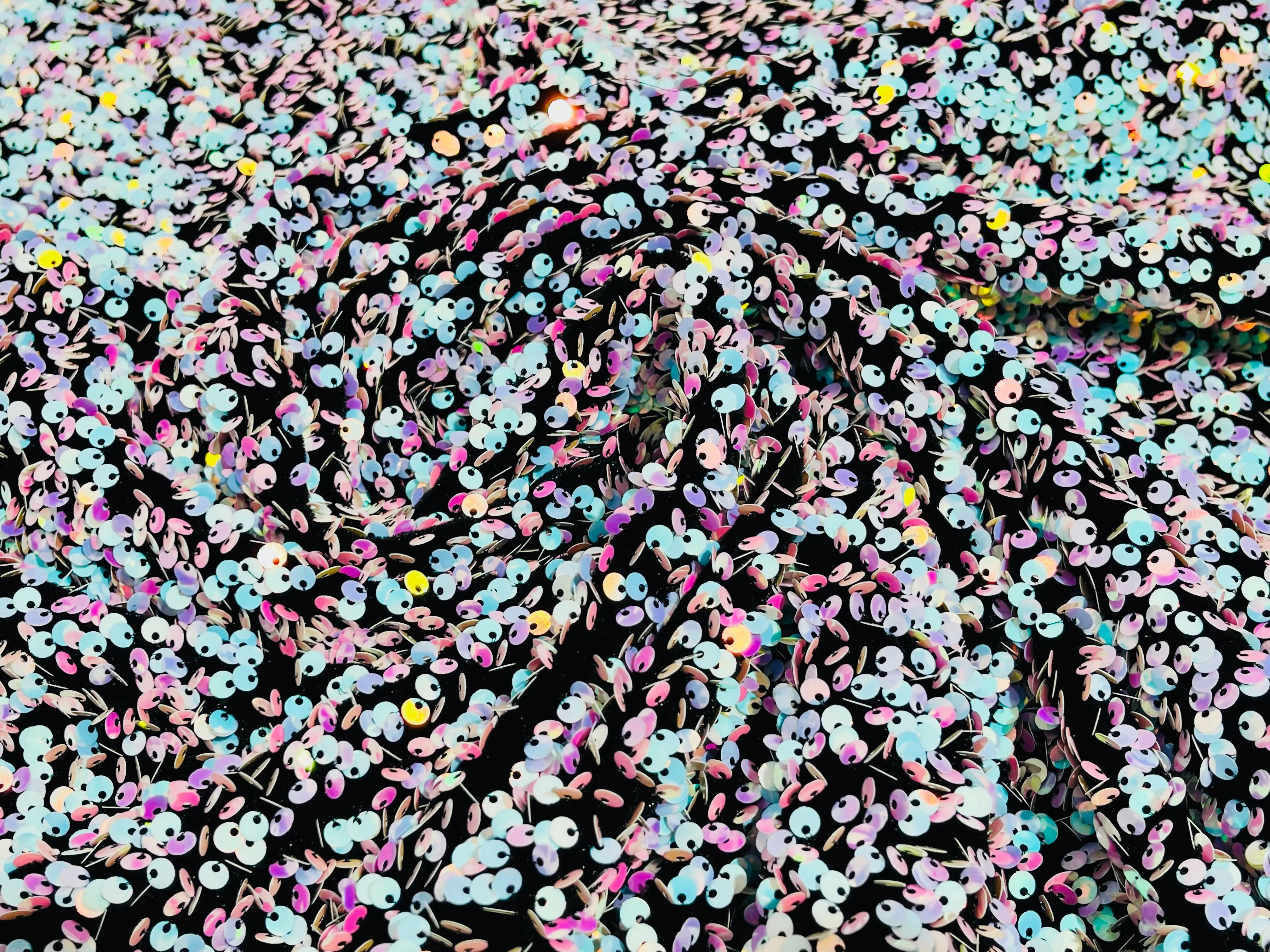 SEQUIN STRETCH VELVET (By The Yard)
