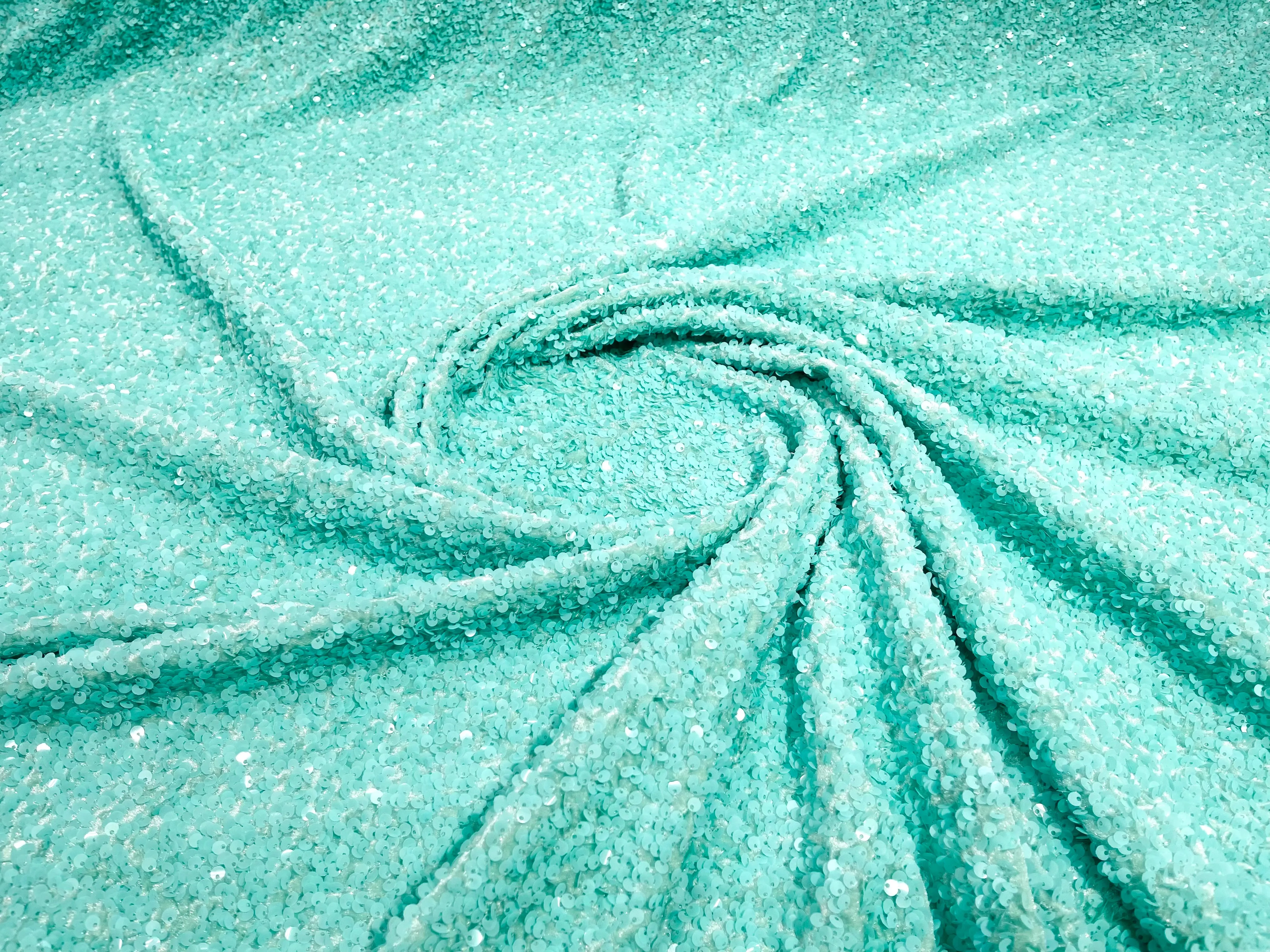 SEQUIN STRETCH VELVET (By The Yard)