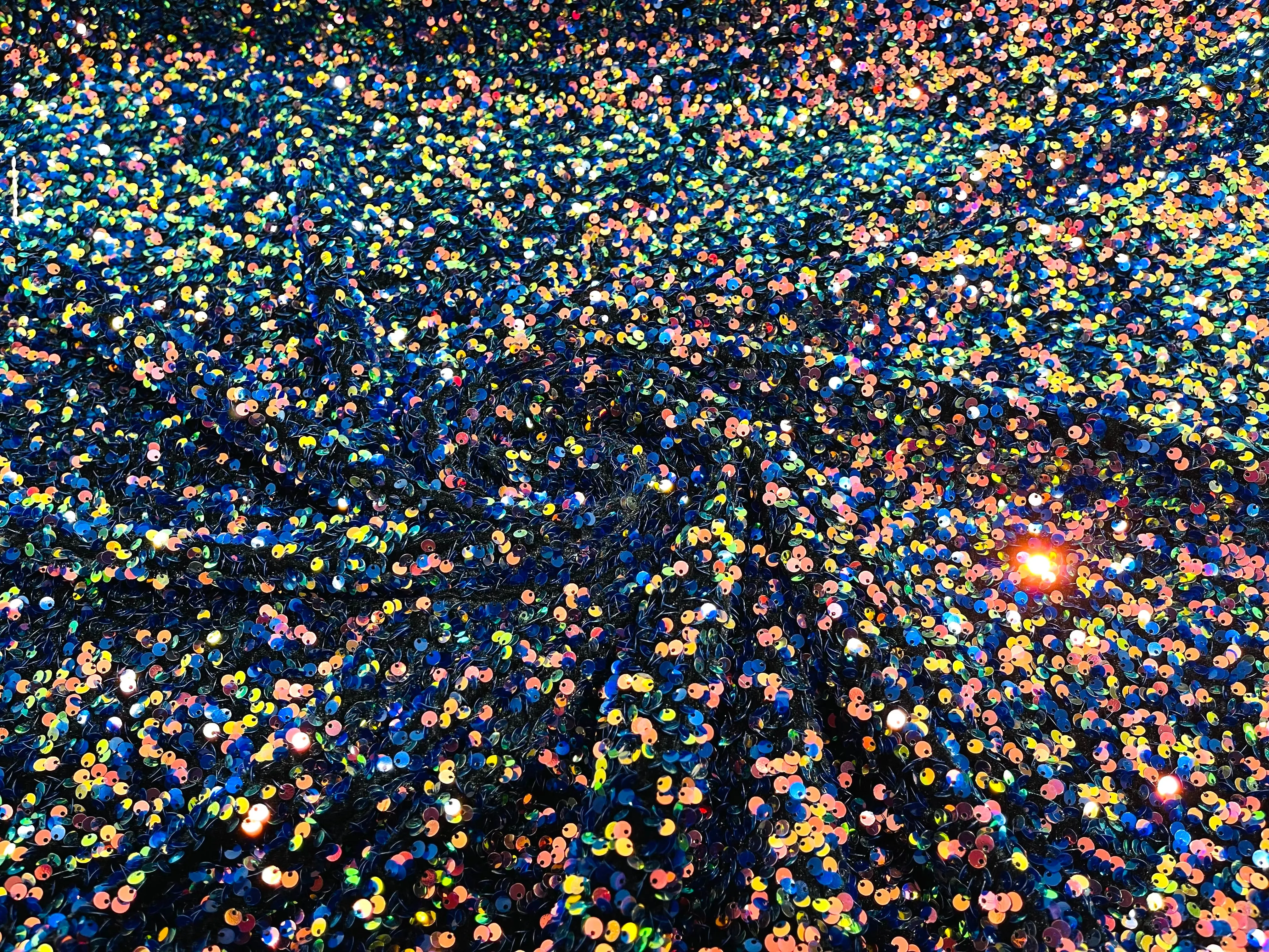 SEQUIN STRETCH VELVET (By The Yard)