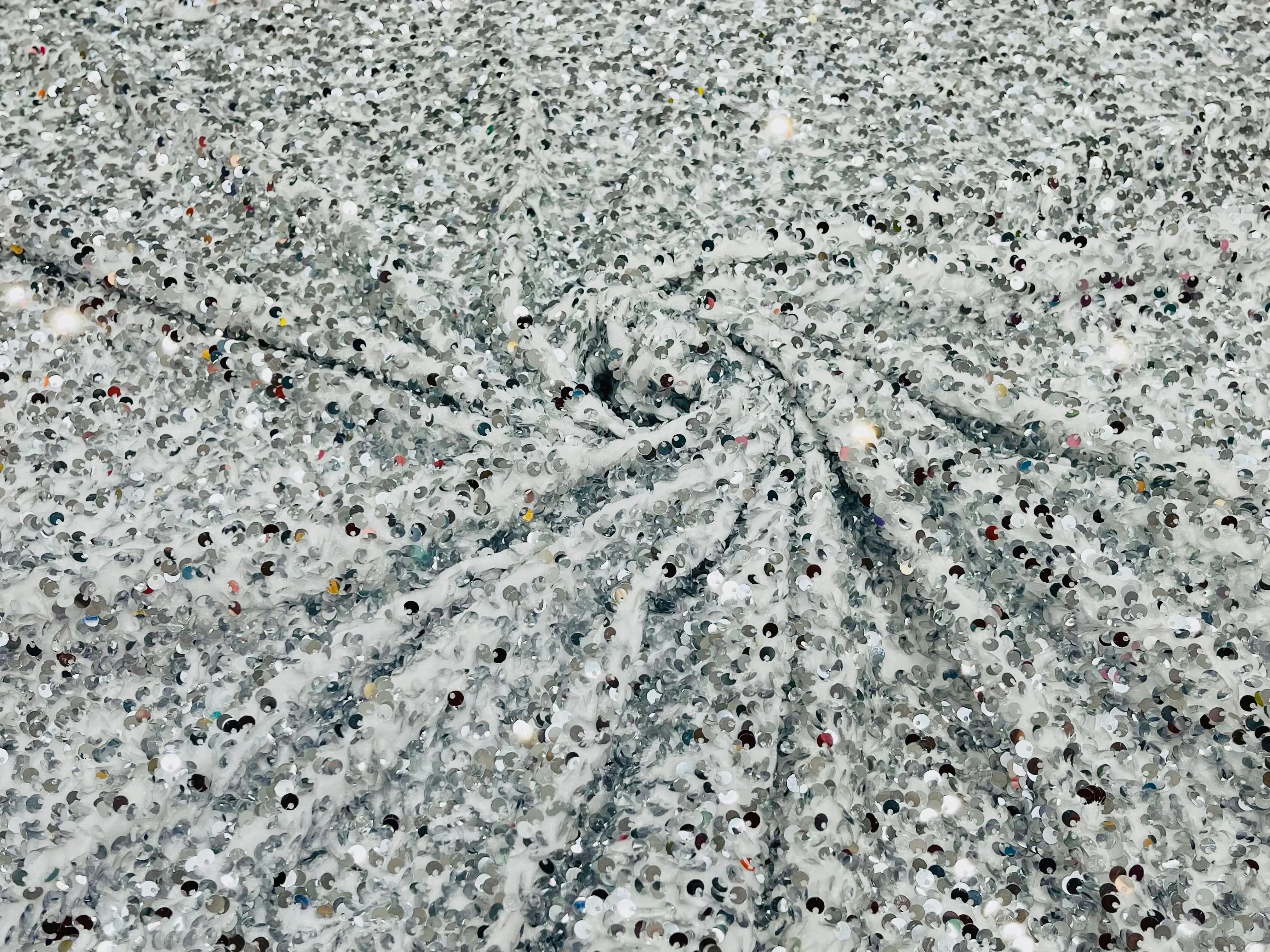 SEQUIN STRETCH VELVET (By The Yard)