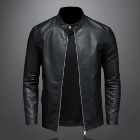 Spring Autumn Leather Jacket