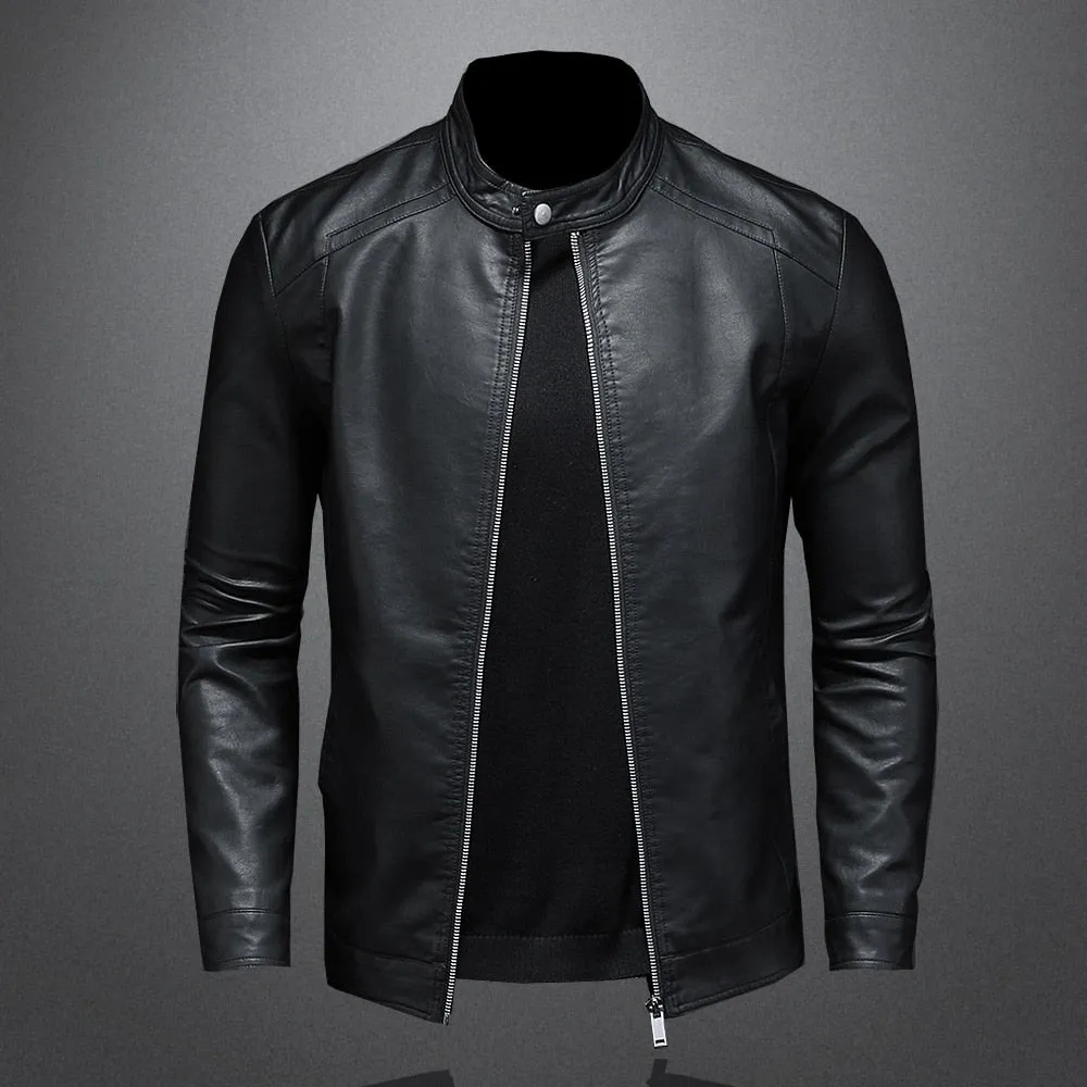 Spring Autumn Leather Jacket